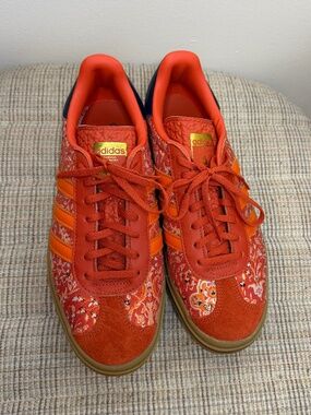 adidas Bright Floral Platform Sneakers with Gum Sole